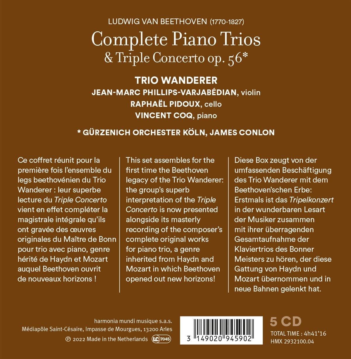Beethoven: Complete Piano Trios & Triple Concerto - slide-1