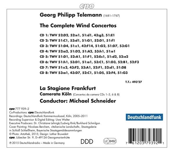 Telemann: The Complete Wind Concertos - slide-1