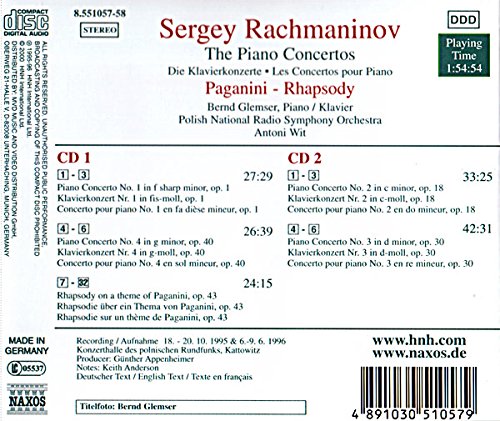RACHMANINOV: The Piano Concertos - slide-1