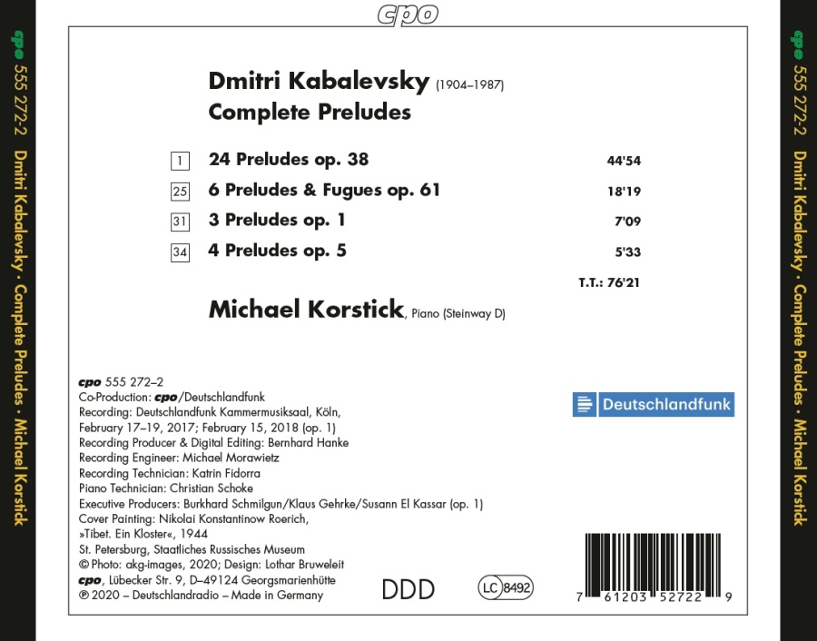 Kabalevsky: Complete Preludes - slide-1