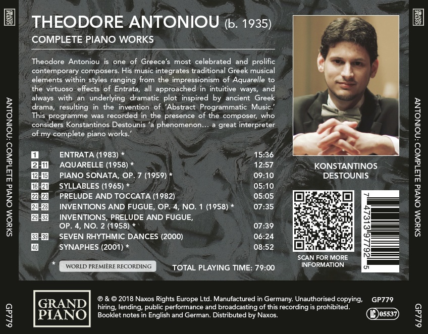 Antoniou: Piano Works - slide-1