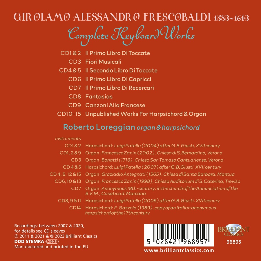 Frescobaldi: Complete Keyboard Works - slide-1