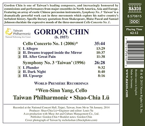 Chin: Symphony No. 3 "Taiwan"; Cello Concerto No. 1 - slide-1