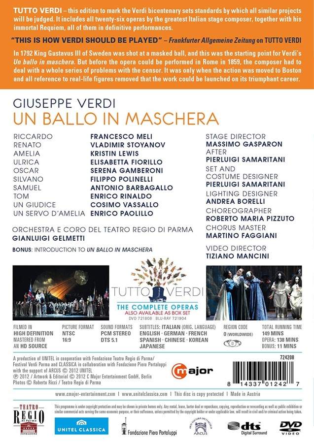 Verdi: Un ballo in Maschera / Tutto Verdi - slide-1