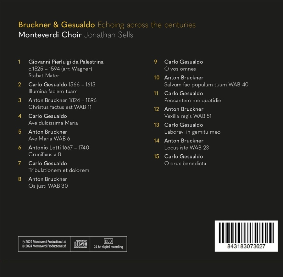 Bruckner & Gesualdo: Motets - slide-1
