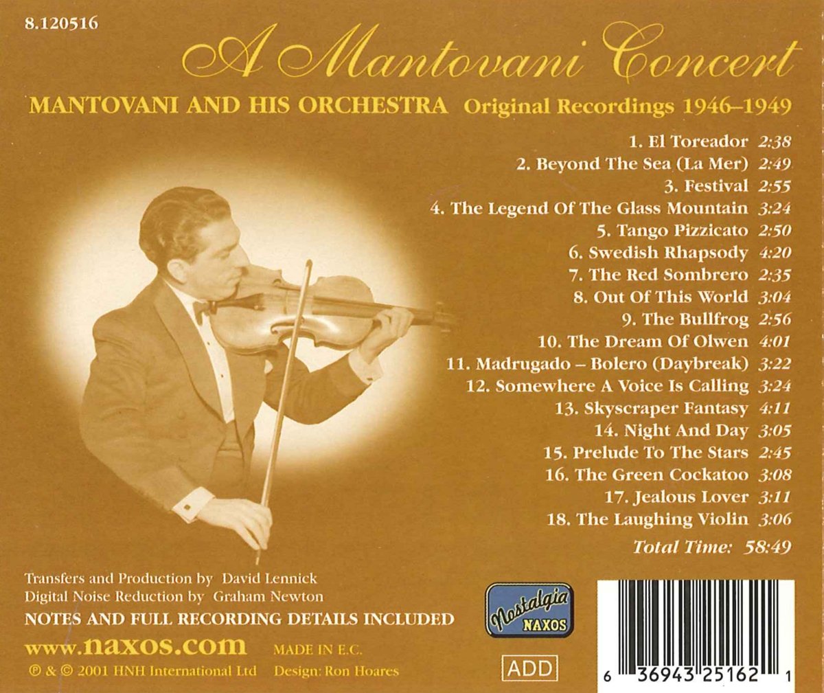 A MANTOVANI CONCERT: Orginal Recordings - slide-1