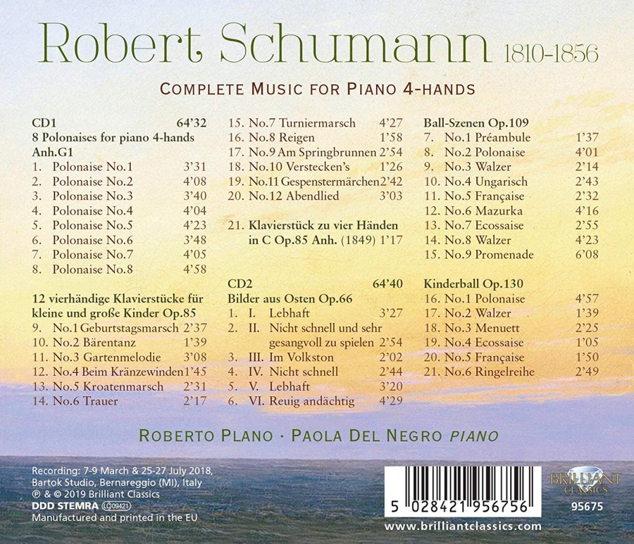 Schumann: Complete Music for Piano 4-hands - slide-1