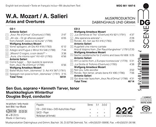 Mozart: W. A. & Salieri, Antonio: Overtures and Arias - slide-1