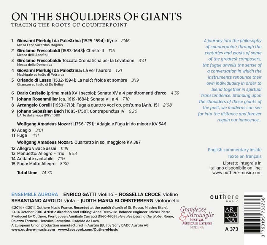 On the Shoulders of Giants, Tracing the roots of counterpoint - slide-1