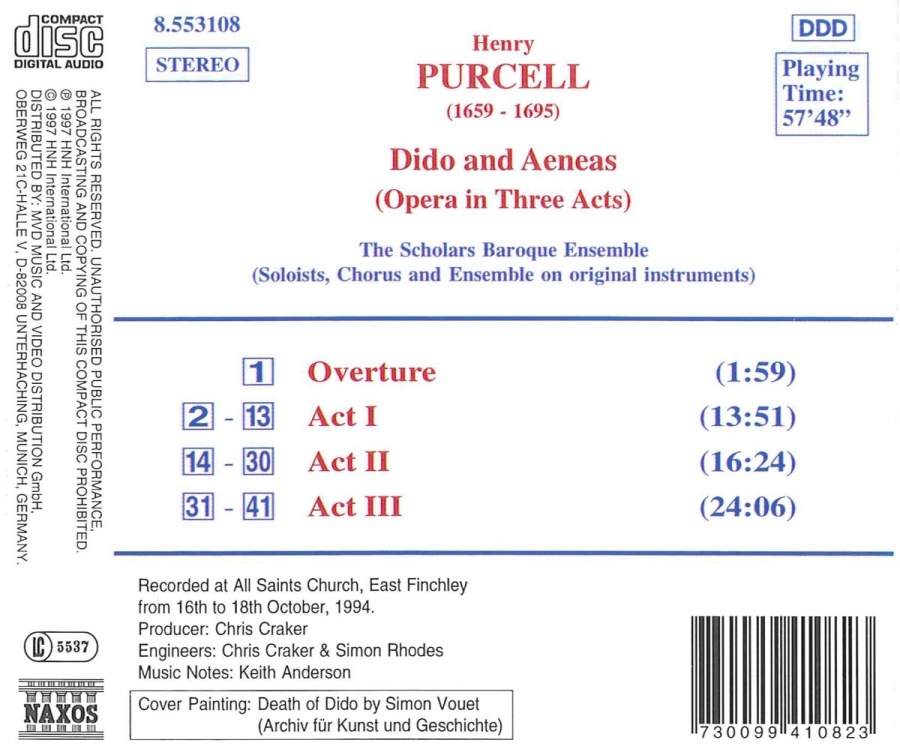 PURCELL: Dido and Aeneas - slide-1