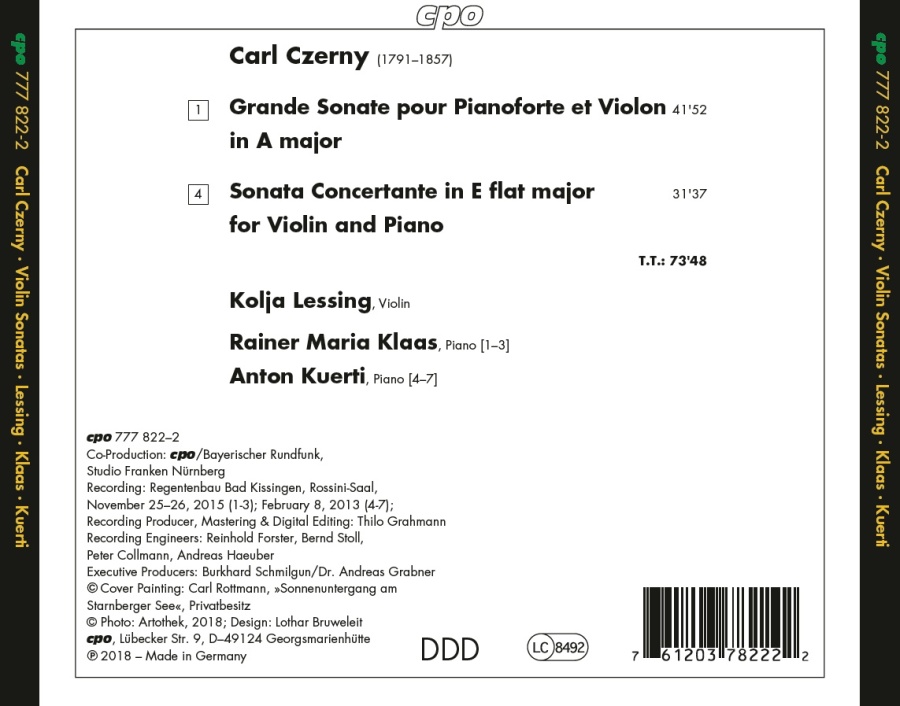 Czerny: Violin Sonatas - slide-1