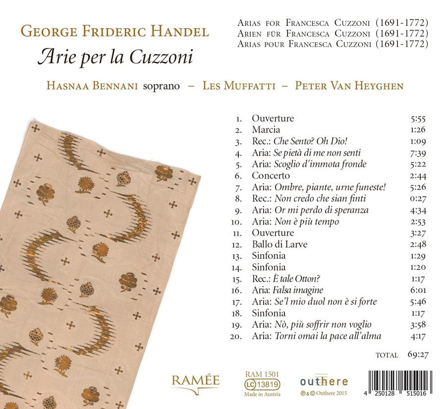 Handel: Arie per la Cuzzoni - slide-1