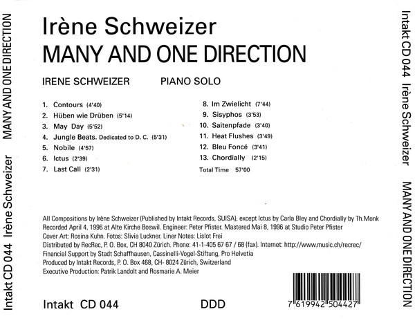 Irene Schweizer: Many and One Direction - slide-1