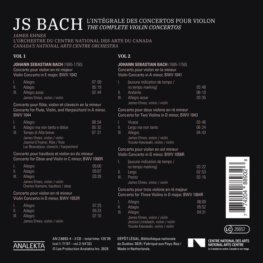 Bach: The Complete Violin Concertos - slide-1