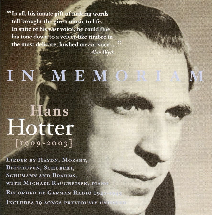 In Memoriam Hans Hotter