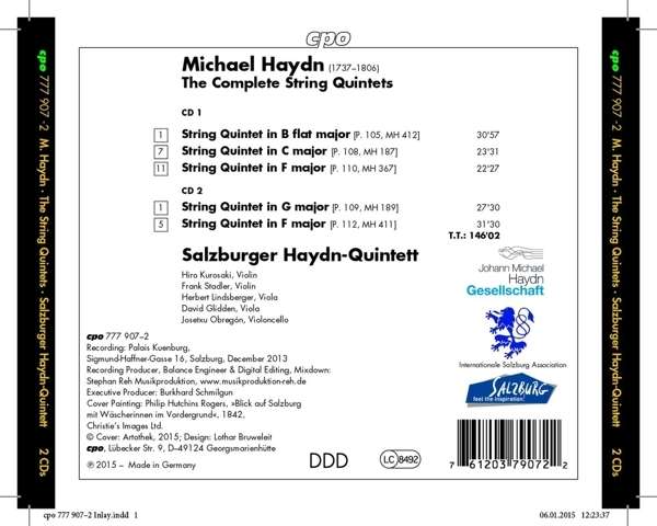 Haydn, Michael: The Complete String Quartets - slide-1