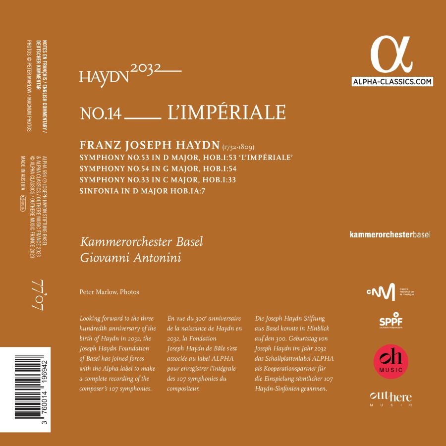 Haydn 2032 Vol. 14 - L'Imperiale - slide-1