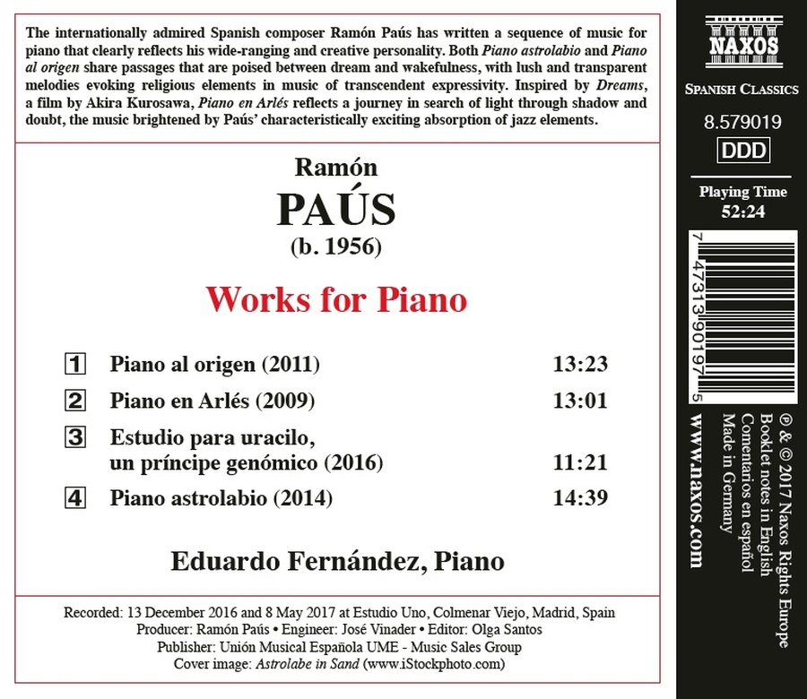 Paus: Works for Piano - slide-1
