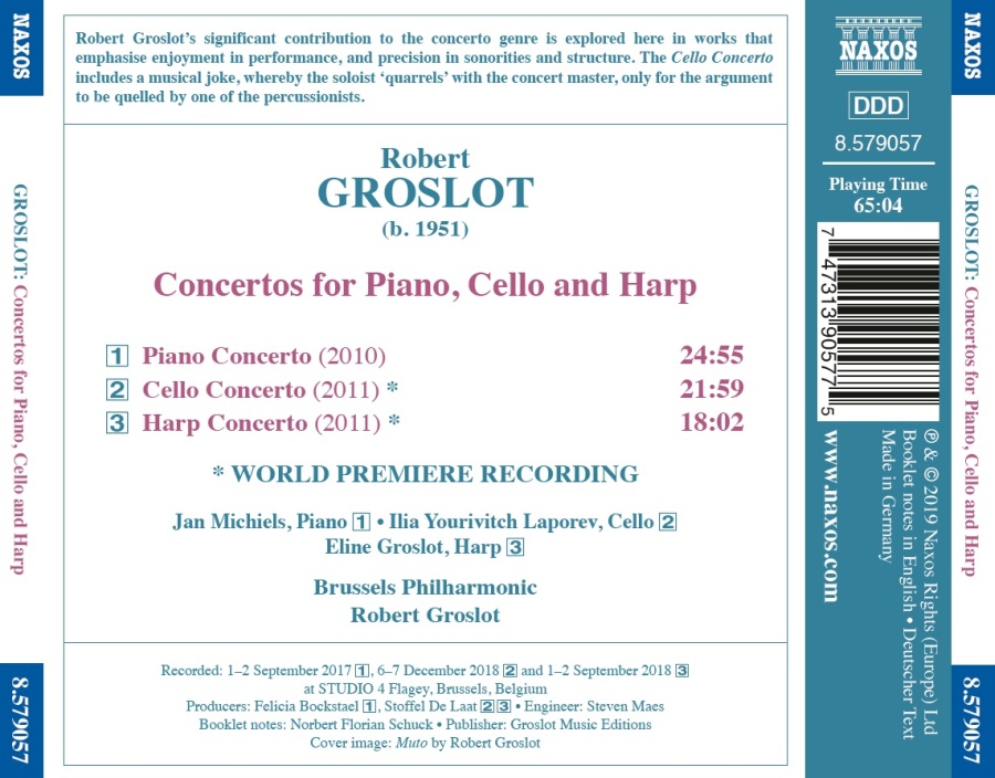 Groslot: Concertos for Piano, Cello and Harp - slide-1