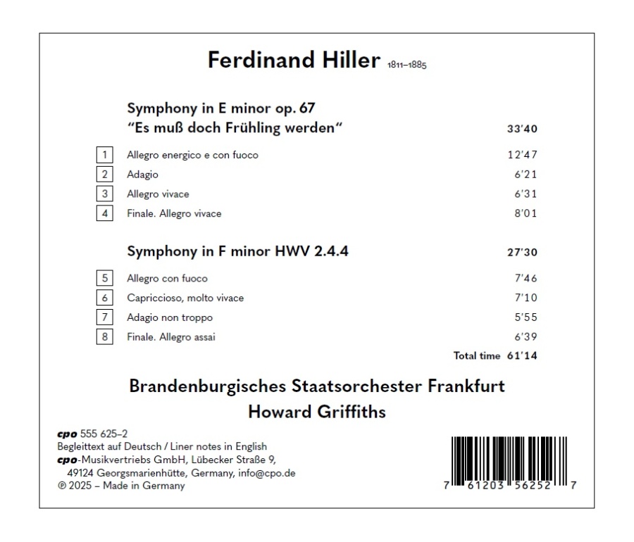Hiller: Symphonies - slide-1