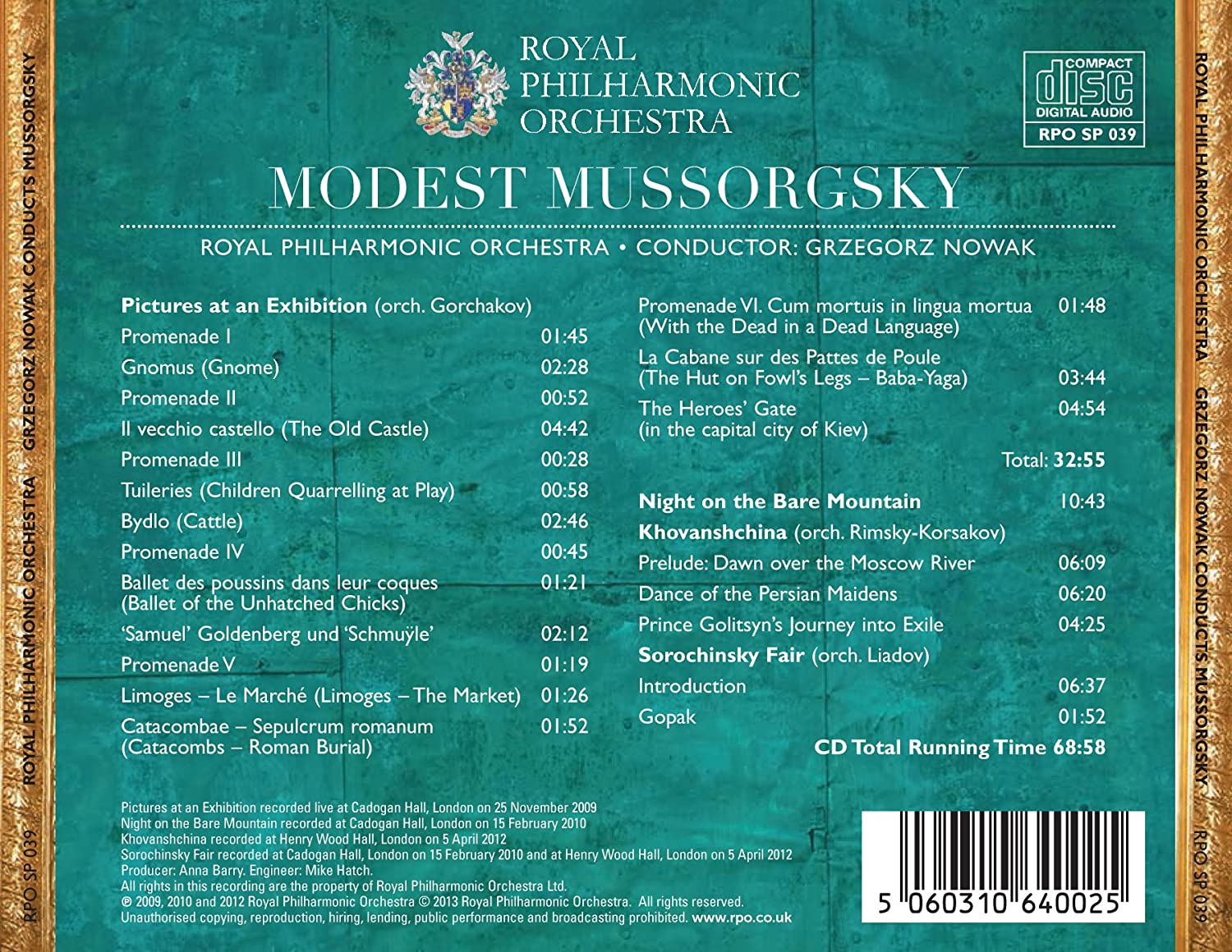 Mussorgsky, Modest: Pictures At An Exhibition - slide-1