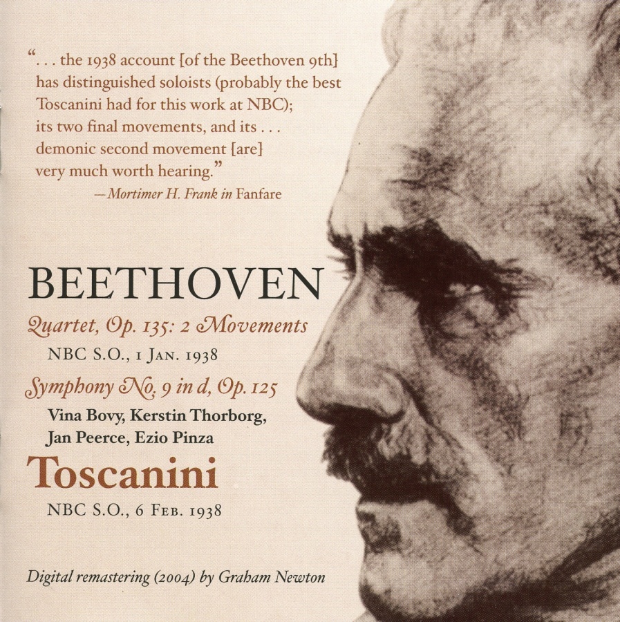 Beethoven: Symphony No. 9; Quartet Op. 135