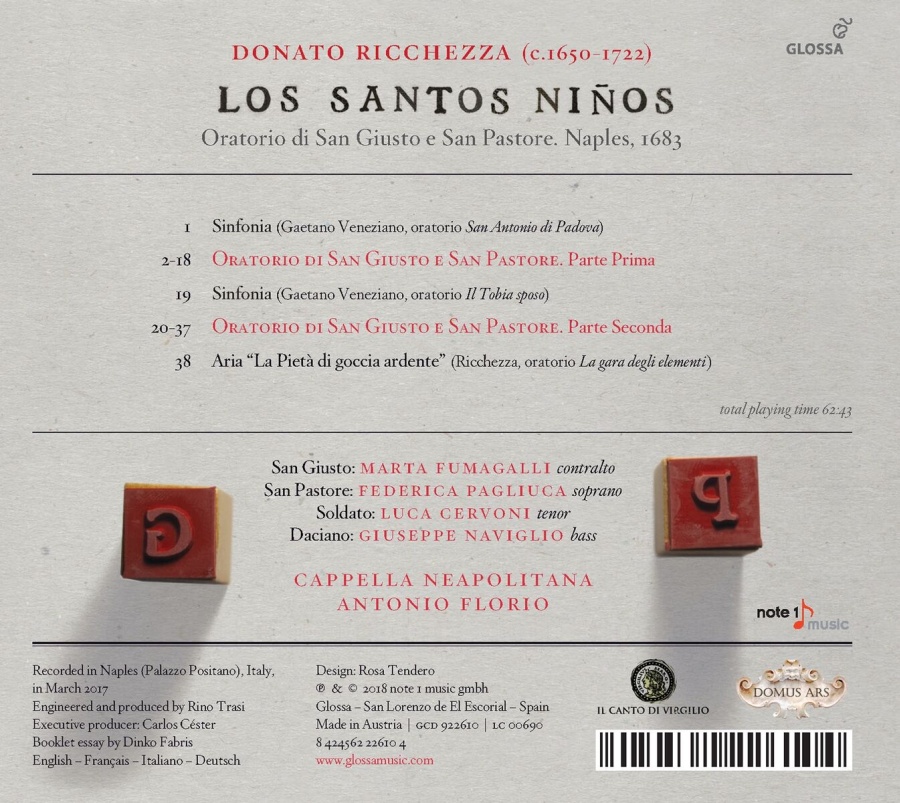 Ricchezza: Los Santos Ninos - Oratorio - slide-1