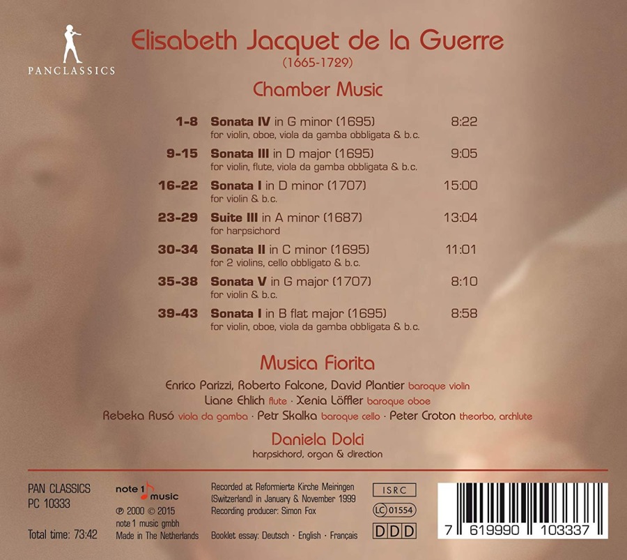 Jacquet de la Guerre: Chamber Music - slide-1