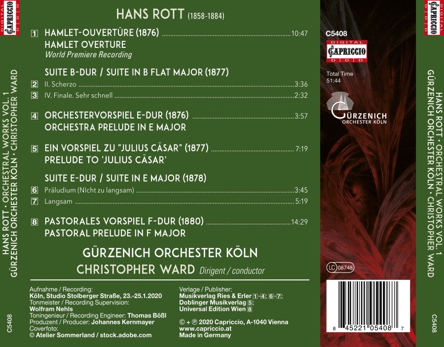 Rott: Orchestral Works Vol. 1 - slide-1