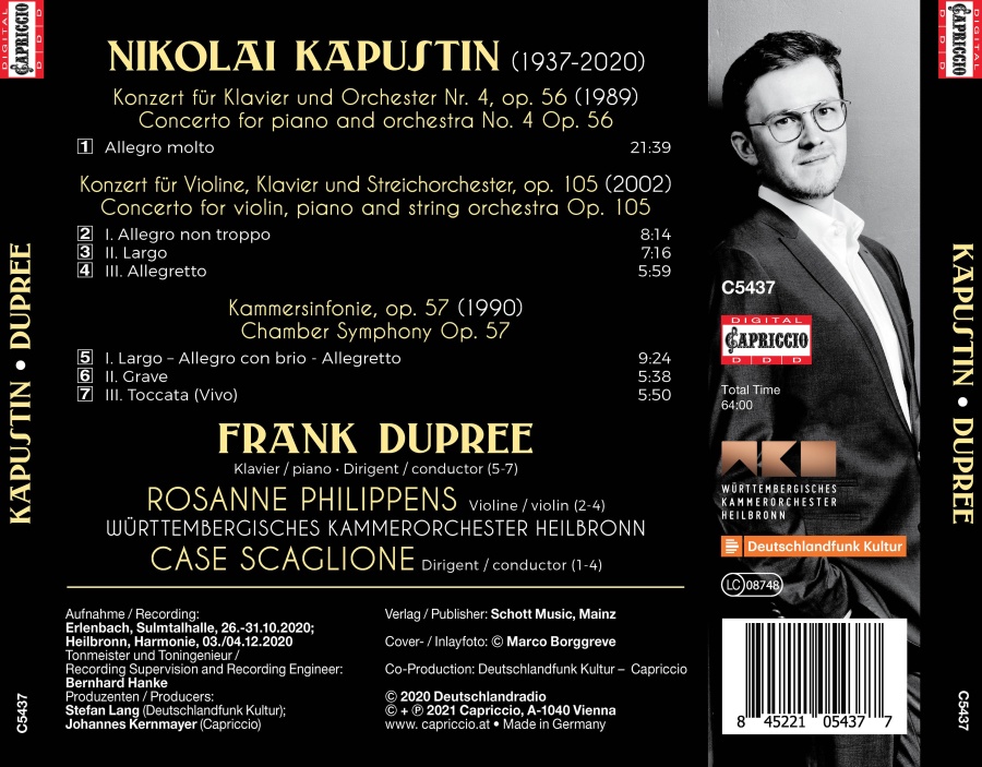 Kapustin: Piano Concerto; Double Concerto; Chamber Symphony - slide-1