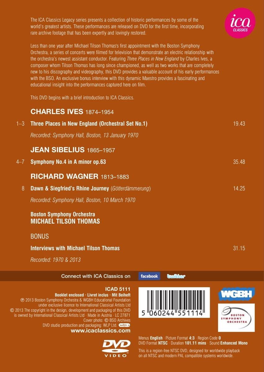 Michael Tilson Thomas conducts Ives, Sibelius & Wagner - slide-1