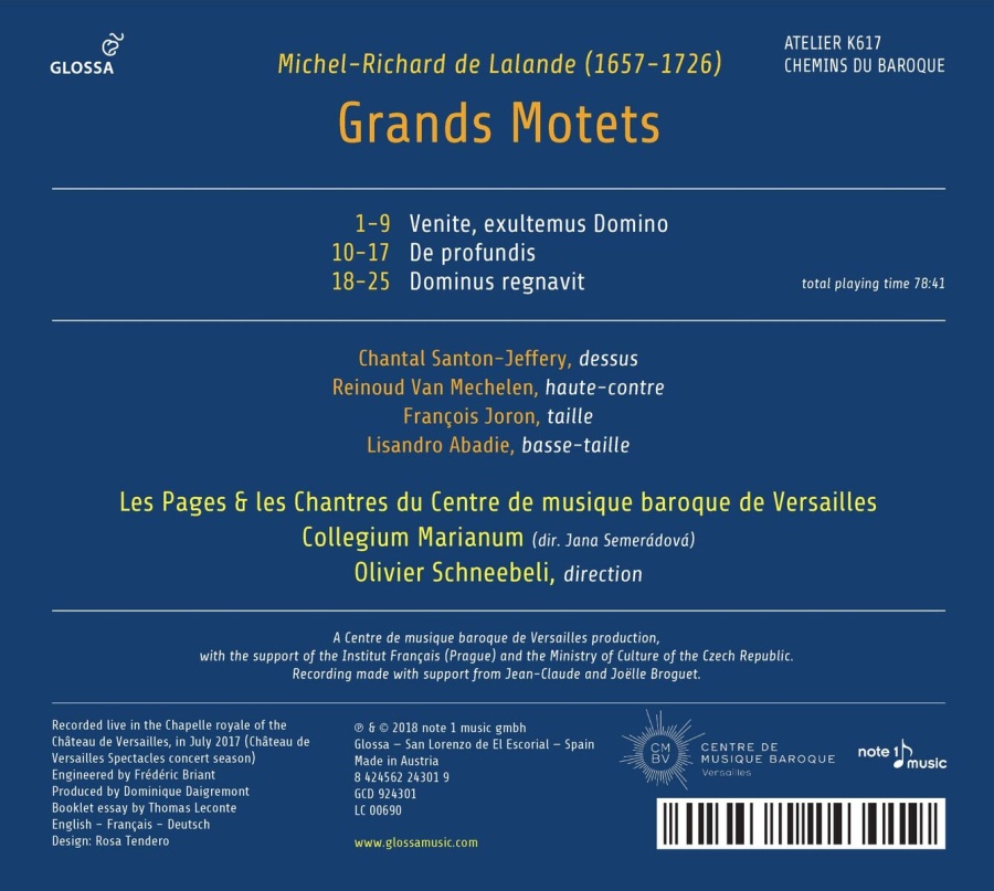 Lalande: Grands Motets - slide-1