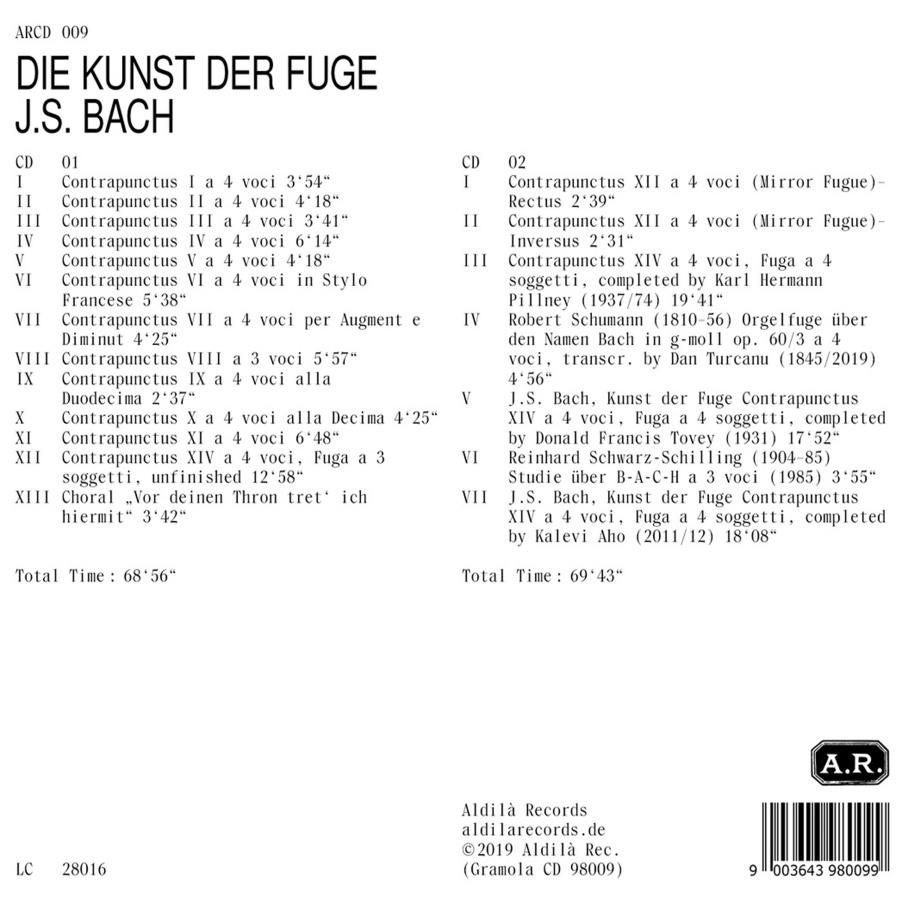 Bach: Die Kunst der Fuge - slide-1