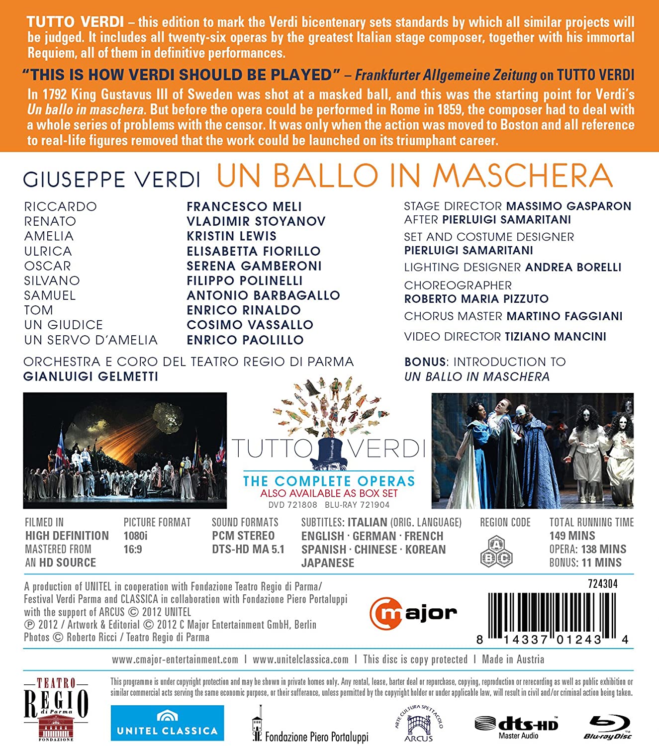 Verdi: Un ballo in Maschera / Tutto Verdi - slide-1