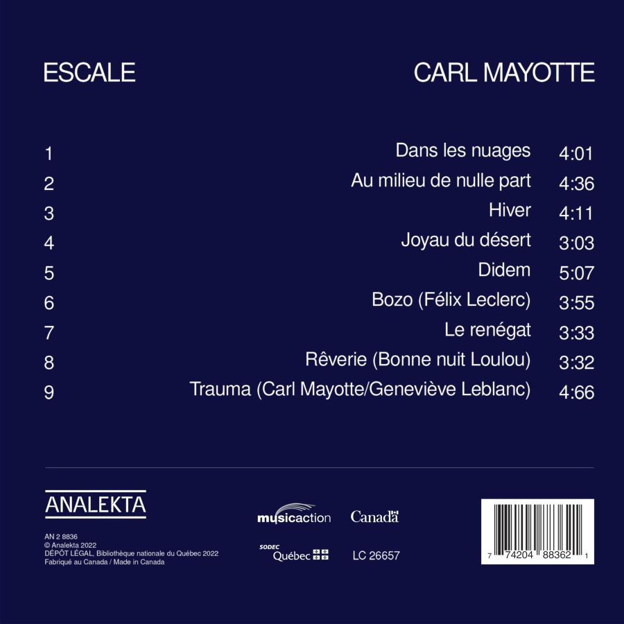 Carl Mayotte: Escale - slide-1