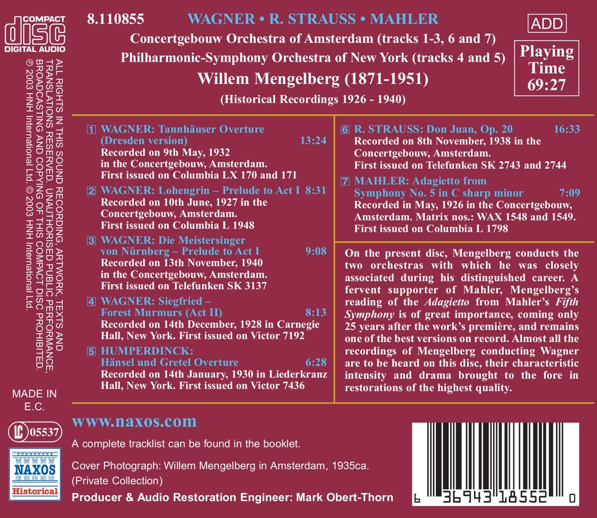 WAGNER: Overtures; / STRAUSS: Don Juan - slide-1