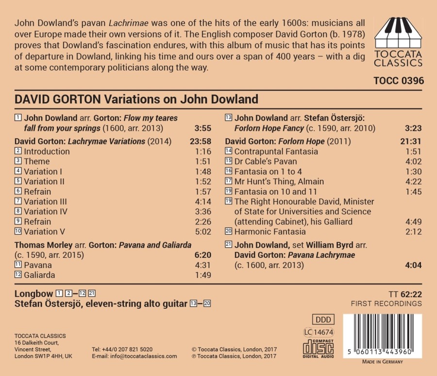 Gorton: Variations on John Dowland - slide-1