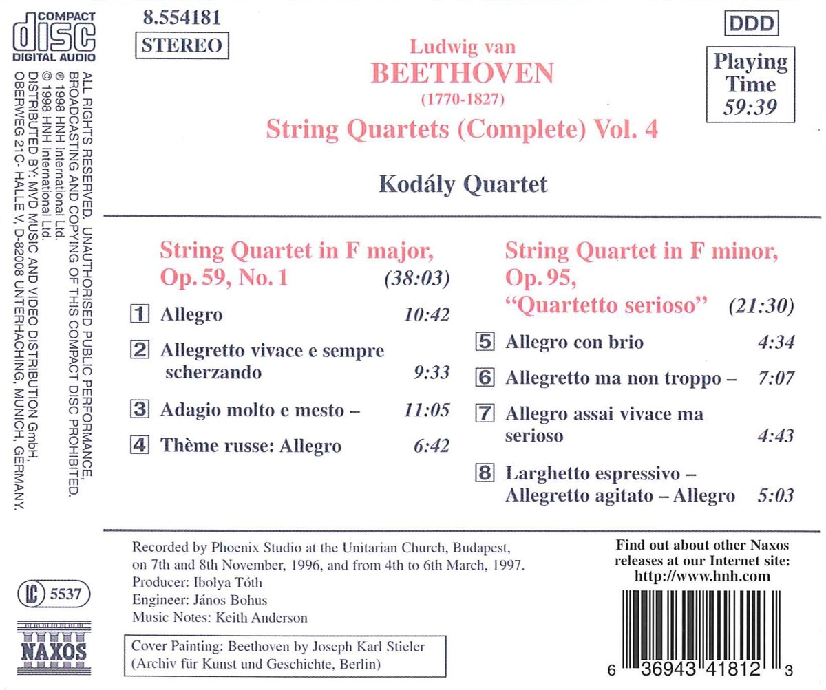 BEETHOVEN: String Quartets - slide-1