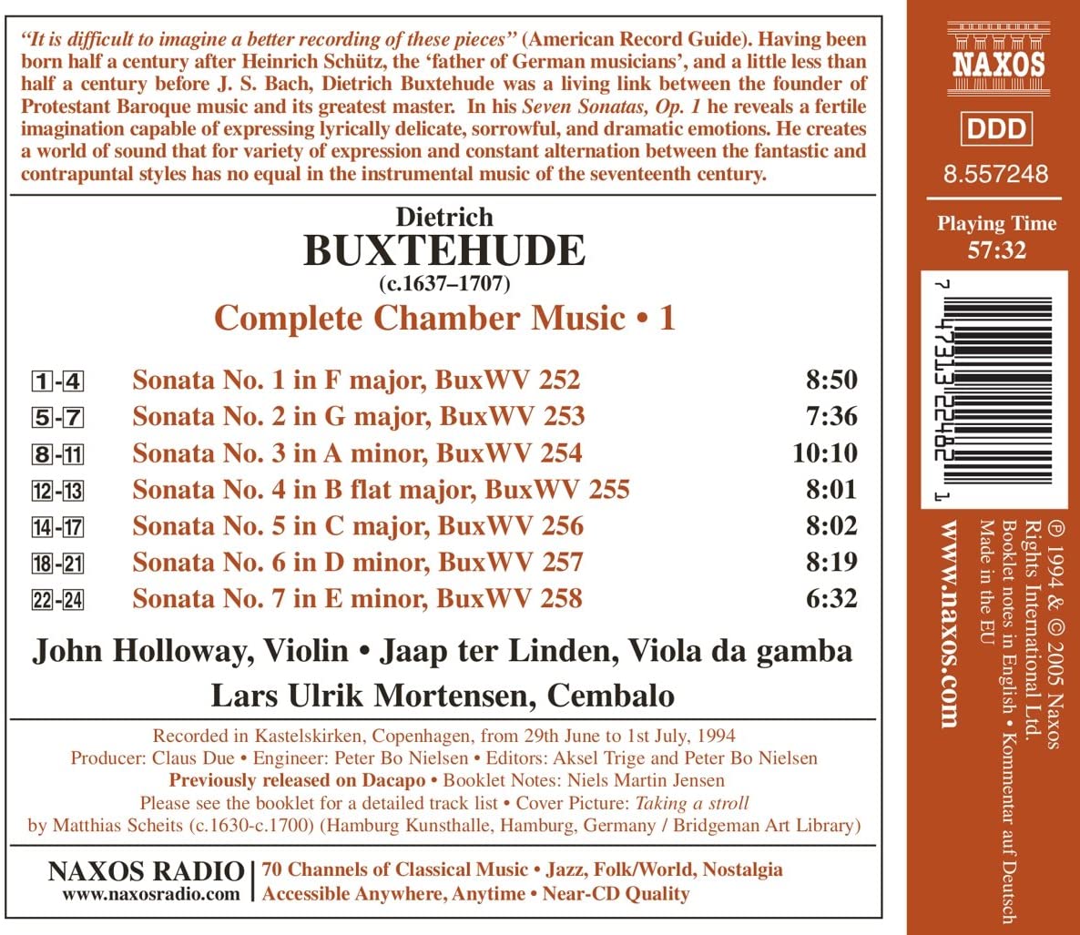 BUXTEHUDE: 7 Sonatas Op. 1 - slide-1