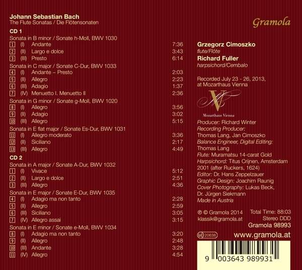 Bach: The Flute Sonatas - slide-1