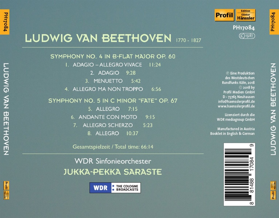 Beethoven: Symphonies 4 & 5 - slide-1