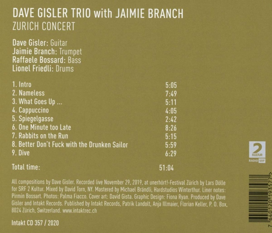 Dave Gisler Trio: Zurich Concert - slide-1