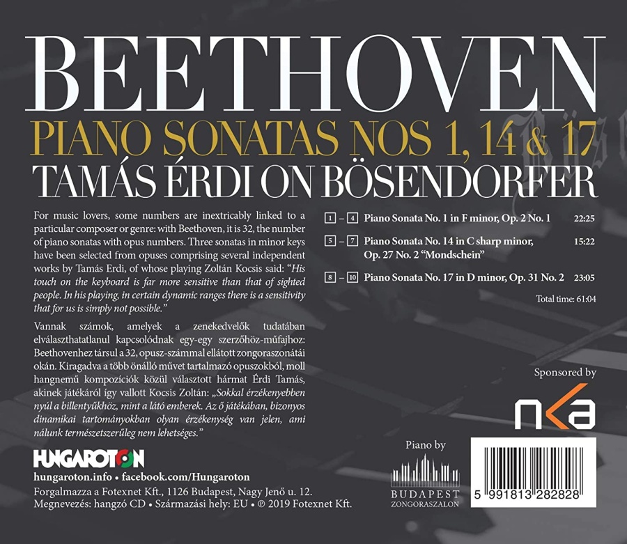 Beethoven: Piano Sonatas Nos. 1, 14, 17 - slide-1
