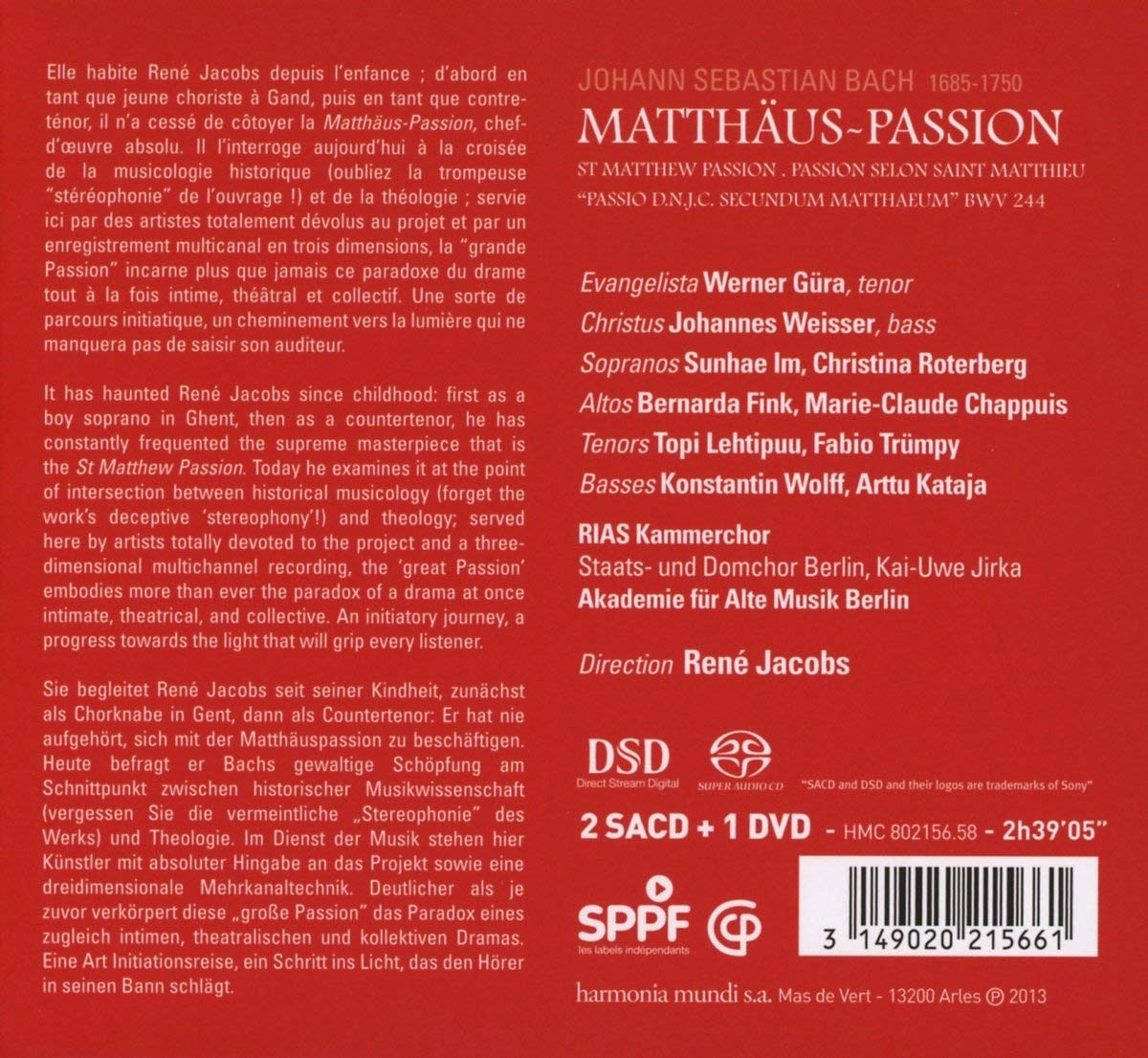Bach: Matthäus-Passion BWV 244 - slide-1