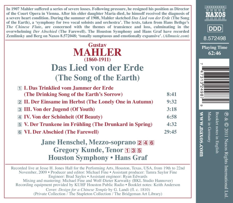 Mahler: Das Lied von der Erde - slide-1