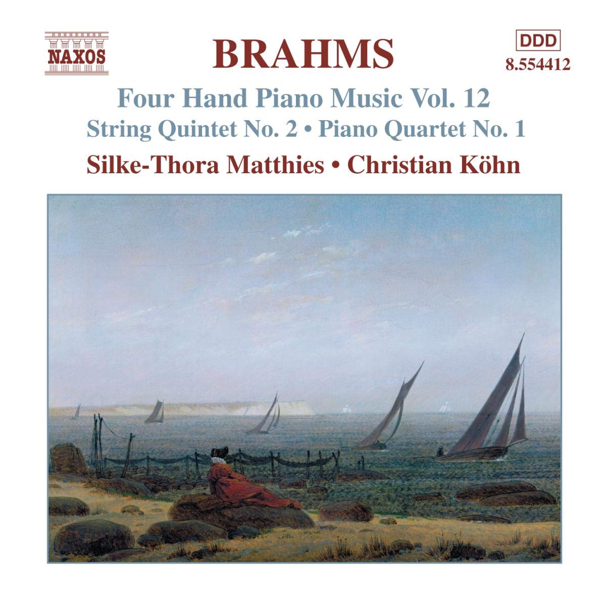 BRAHMS: Four Hand Piano Music Vol. 12