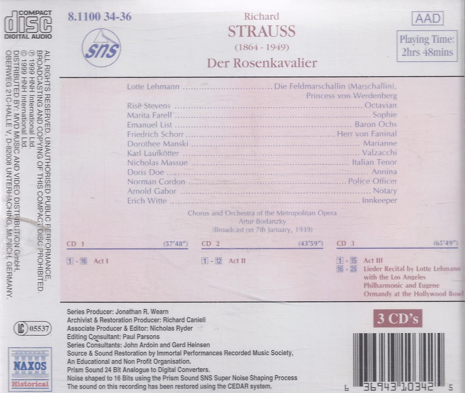 STRAUSS R.: Der Rosenkavalier - slide-1