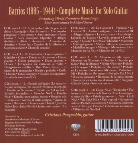 BARRIOS: Complete guitar music - slide-1