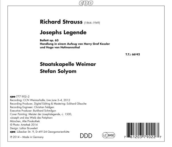 Strauss Richard: Josephs Legende - slide-1