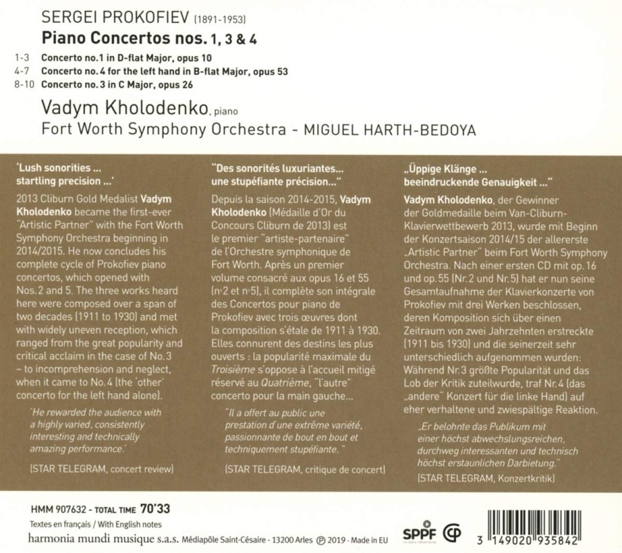 Prokofiev: Concertos nos. 1, 3 & 4 - slide-1